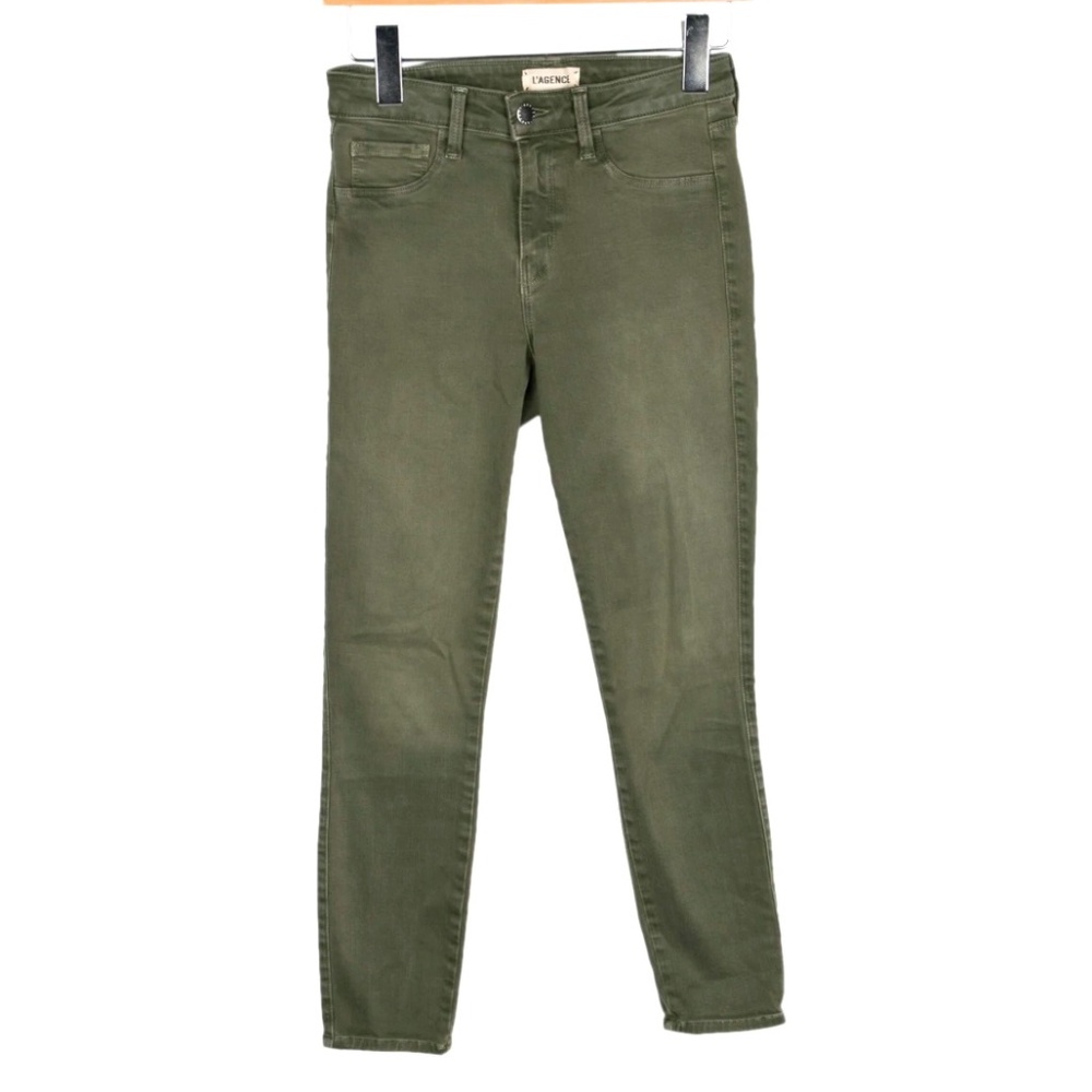 L"AGENCE Mid-Rise Skinny Leg Jeans